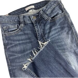 Morrison Starlet Crop Jeans Womens 25 Blue‎ Night Moves Dark Wash Stretch Denim